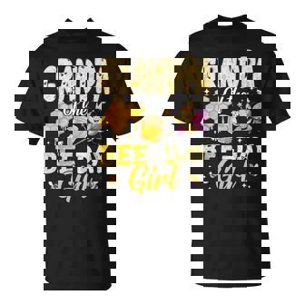 Grandpa Of The Bee Day Girl Birthday Family Matching Party T-Shirt | Mazezy