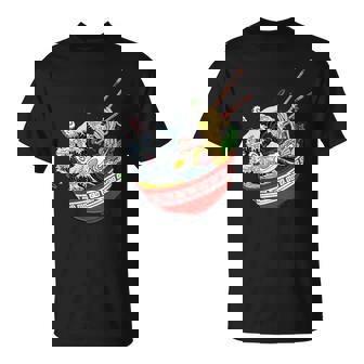 The Great Ramen Wave Great Wave Ramen T-Shirt | Mazezy