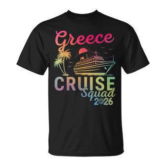 Greece Cruise Family 2026 Squad Vacation Matching Family T-Shirt | Mazezy