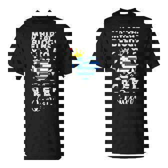 Greek Queen Greek Wife Girlfriend Greece Flag Tank Top T-Shirt | Mazezy