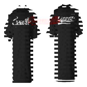 Greenville North Carolina South Carolina Vintage Varsity T-Shirt | Mazezy