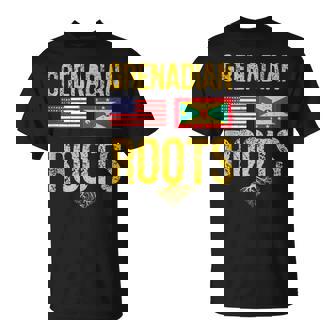 Grenadian American Flag Of Grenada Roots Tank Top T-Shirt | Mazezy