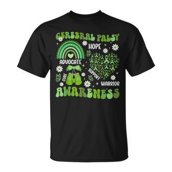 Groovy Cerebral Palsy Awareness Month Cp Warrior T-Shirt - Thegiftio UK