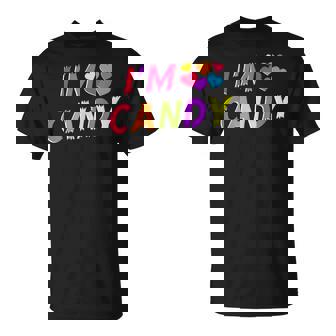 Groovy I'm Candy I Love To Eat Candy Couple Matching T-Shirt - Monsterry