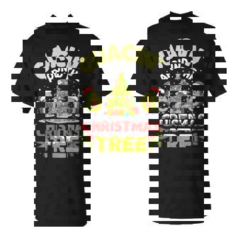 Guacin' Around The Christmas Tree Avocado Party Vibes T-Shirt | Mazezy