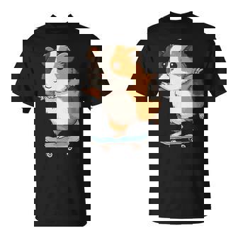 Guinea Pig Skater Skateboard Ballerina Zoo Boys Girls T-Shirt | Mazezy