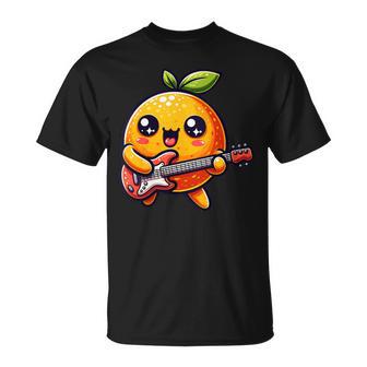 Guitare Électrique Orange Joyeuse T-Shirt - Cadeauxyz