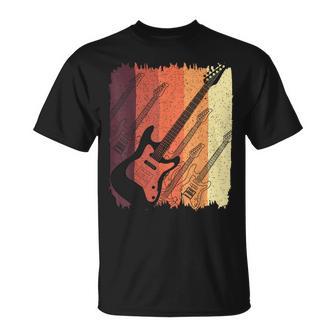 Guitarras Guitarra Eléctricaintage Retro Guitarrista Camiseta unisex - Regaloses