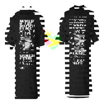 Guyanese Queen Guyanese Wife Girlfriend Guyana Flag T-Shirt | Mazezy