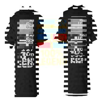 Half Argentinian Dominican Roots 100 Legend Argentina T-Shirt | Mazezy