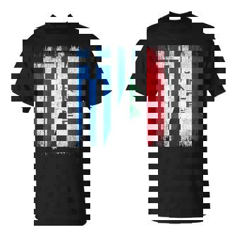 Half Greece Iraq Flag Greek Iraqis Pride Roots T-Shirt | Mazezy