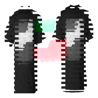 Half Italy Poland Flag Italian Polish Pride Roots T-Shirt | Mazezy