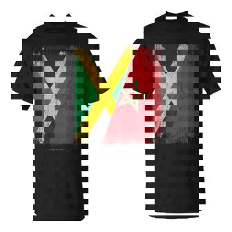 Half Jamaica Morocco Flag Jamaican Moroccan Pride Roots T-Shirt | Mazezy