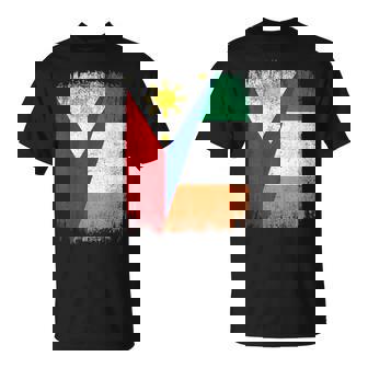 Half Philippines Ireland Flag Filipino Irish Roots T-Shirt | Mazezy