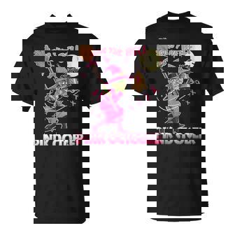 Halloween Witch Ring The Bell Pink October Trick & Treat T-Shirt | Mazezy