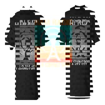 Ham Radio Operator Grandpa Amateur Radio Retro Vintage T-Shirt | Mazezy