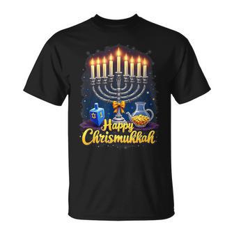 Hanukkah Jewish Menorah Chanukah Count Blessings Trend T-Shirt | Mazezy