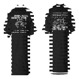 Happiness Is Heartbeat Car Speedometer Guy Auto Mechanic T-Shirt | Mazezy