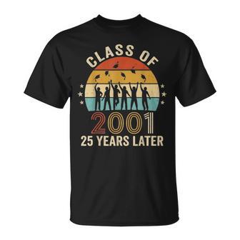 Happy 25Th Reunion Class Of 2001 Students 25 Years Later T-Shirt | Mazezy