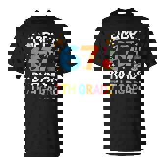 Happy 67th Day Of 7th Grade Teachers 67 Days Of School Kids T-Shirt | Mazezy