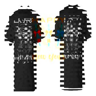 Happy New Year Nurse Coquette Bow New Years Eve Party 2026 T-Shirt | Mazezy