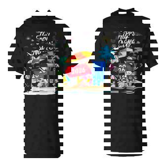 Happy New Year Party 2026 Family Matching Custom Vacation T-Shirt | Mazezy