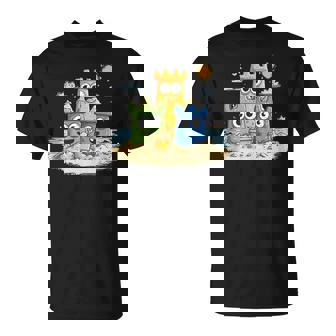 Happy Sandcastle Family Sunshine Day Tank Top T-Shirt | Mazezy