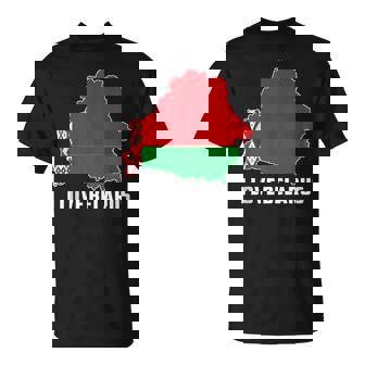 Hello Minsk I Love Belarus Map Flag Proud Belarusian Mom Dad Tank Top T-Shirt | Mazezy