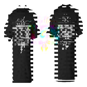 Hello Ten Est 2016 10Th Birthday Coquette 10 Year Old Girl T-Shirt | Seseable FR