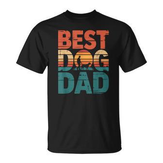 Herren Best Dog Dad Ever Hundeliebhaber Hunde T-Shirt - Seseable