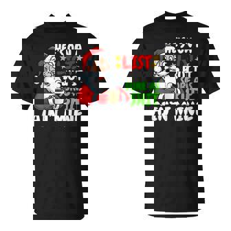 He’s On The List Santa Christmas Political Humor Party T-Shirt | Mazezy