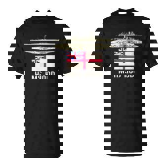Hms Hood イギリス戦艦図 海軍旗 Tシャツ - Kawaiitshirt