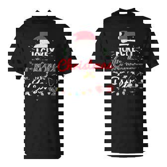 Hockey Christmas Crew Fun Hockey Coach Matching T-Shirt | Mazezy