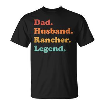 Hombre Ganadero O Ganadero Para El Día Del Padre Para Papá O Marido Camiseta unisex - Regaloses