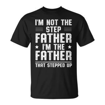 Hombre Padrastro Papá Papá Papá Hijastro Hijastro Día Del Padre Camiseta unisex - Regaloses