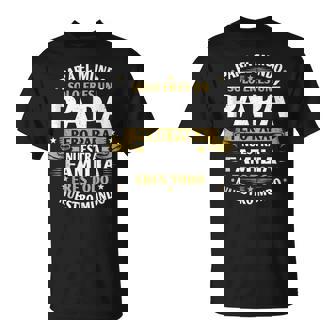 Hombre Papá Divertido Regalo Día Del Padre Cumpleaños Padre In Mangas Camiseta unisex - Regaloses