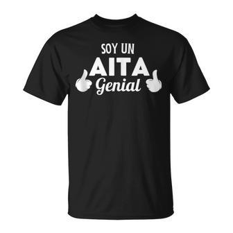 Hombreuper Aita Regalo Dia Del Aita Mejor Padre Aitona Abuelo In Mangas Camiseta unisex - Regaloses