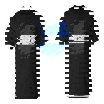 Honduras Flag Vintage Souvenir T-Shirt | Mazezy