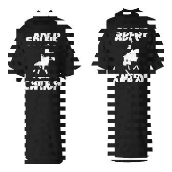 Horse Lover Saddle Up Canter On Horseback Riding T-Shirt | Mazezy