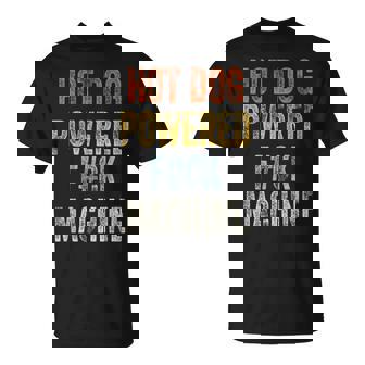 Hot Dog Powered FCk Machine Retro Health Women T-Shirt - Monsterry