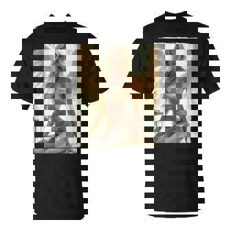 Hot Girl On 男性用 セクシーな天使の座り グランジ 長袖tシャツ Tシャツ - Kawaiitshirt