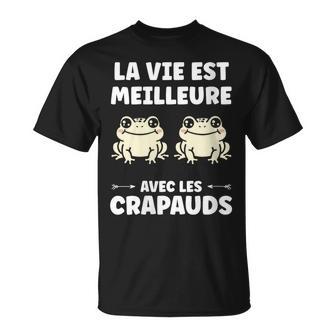 Humour Crapaud Laie Est Meilleure Avec Les Crapauds T-Shirt - Cadeauxyz
