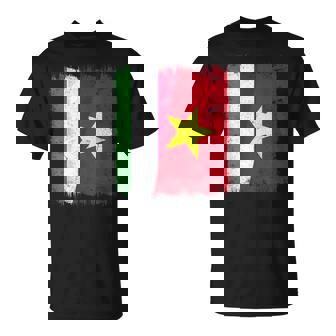 Hungary Vietnam Half Flag Hungarian Vietnamese History T-Shirt | Mazezy