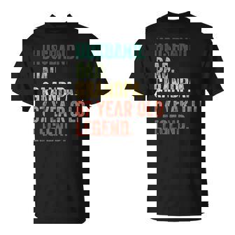 Husband Dad Grandpa 67 Year Old Legend 67Th Birthday T-Shirt - Monsterry