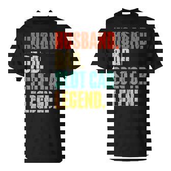 Husband Dad Slot Car Legend RC Cars T-Shirt | Mazezy