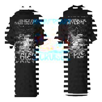 Husband And Wife It's Our Couple Matching Anniversary Cruise T-Shirt | Mazezy