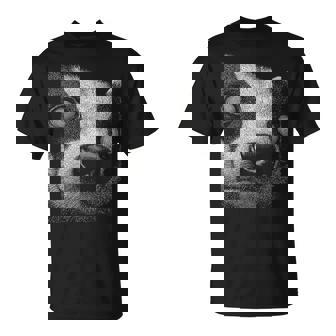 Hypnotic Badger Weird Eyes Gothic Weirdcore Spooky Halloween T-Shirt | Mazezy