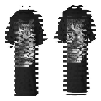 Hypnotic Cats Weird Eyes Horror Weirdcore Spooky Halloween Tank Top T-Shirt | Mazezy