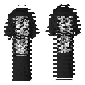 Hypnotic Corgis Weird Eyes Horror Weirdcore Halloween Dogs Tank Top T-Shirt | Mazezy