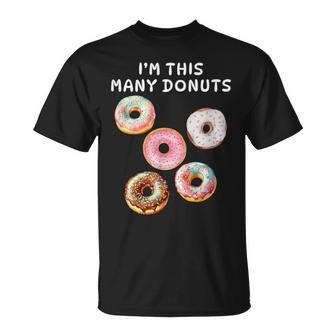 I'm Many Donuts 面白いドーナツフィットネス格言 Tシャツ - Kawaiitshirt